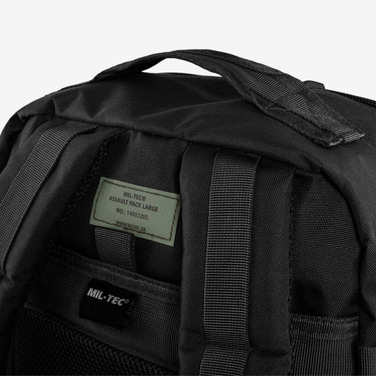 Mil-Tec US Assault Pack Large Black 36L Backpack