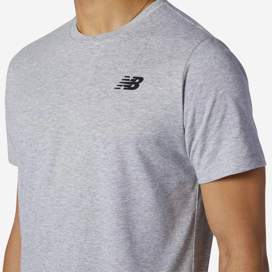 T-shirt Heathertech de New Balance - Gris