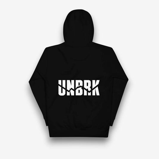 UNBRK Fitness Hoodie 'It's All About Commitment' - Black