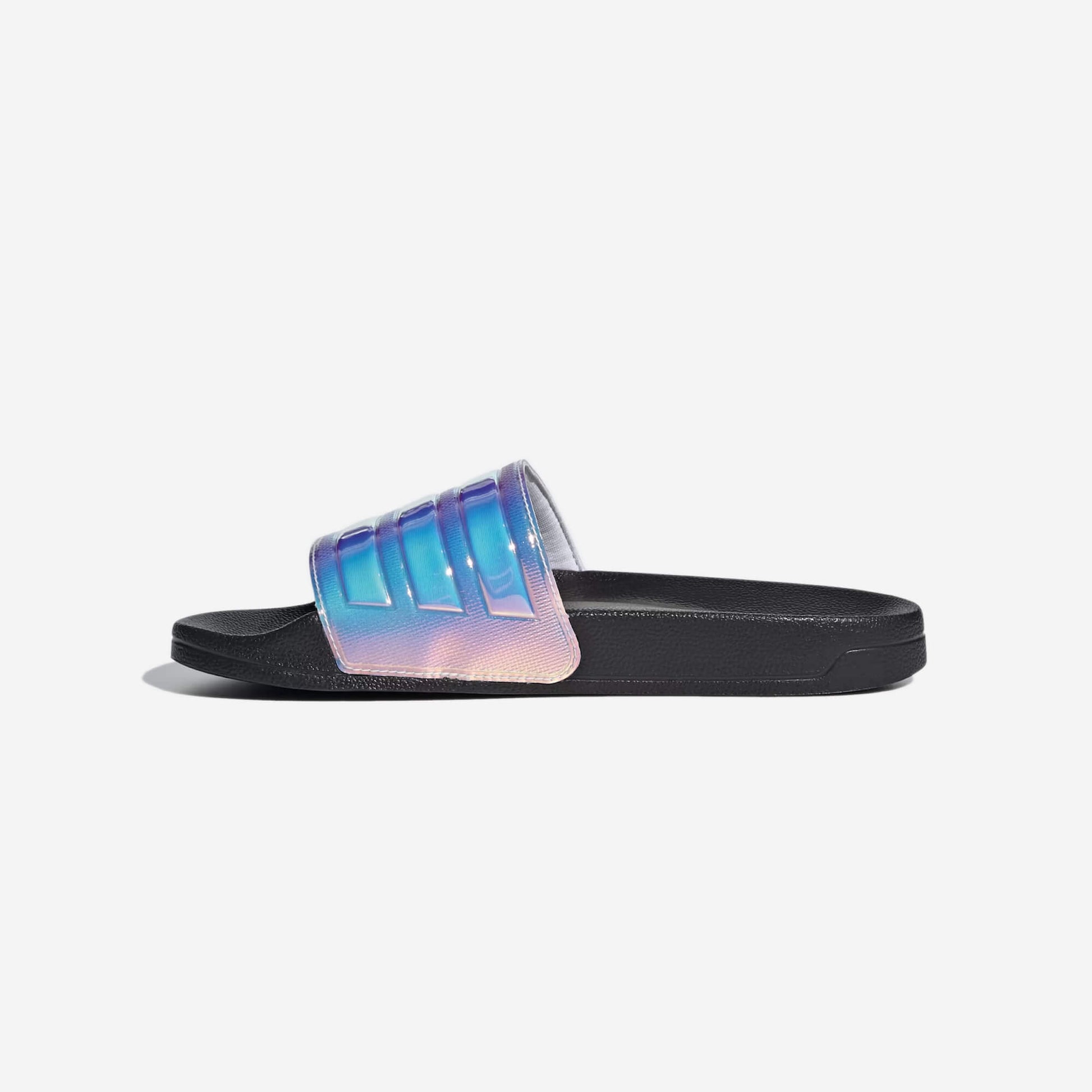 Adidas adilette cloudfoam slides - side view