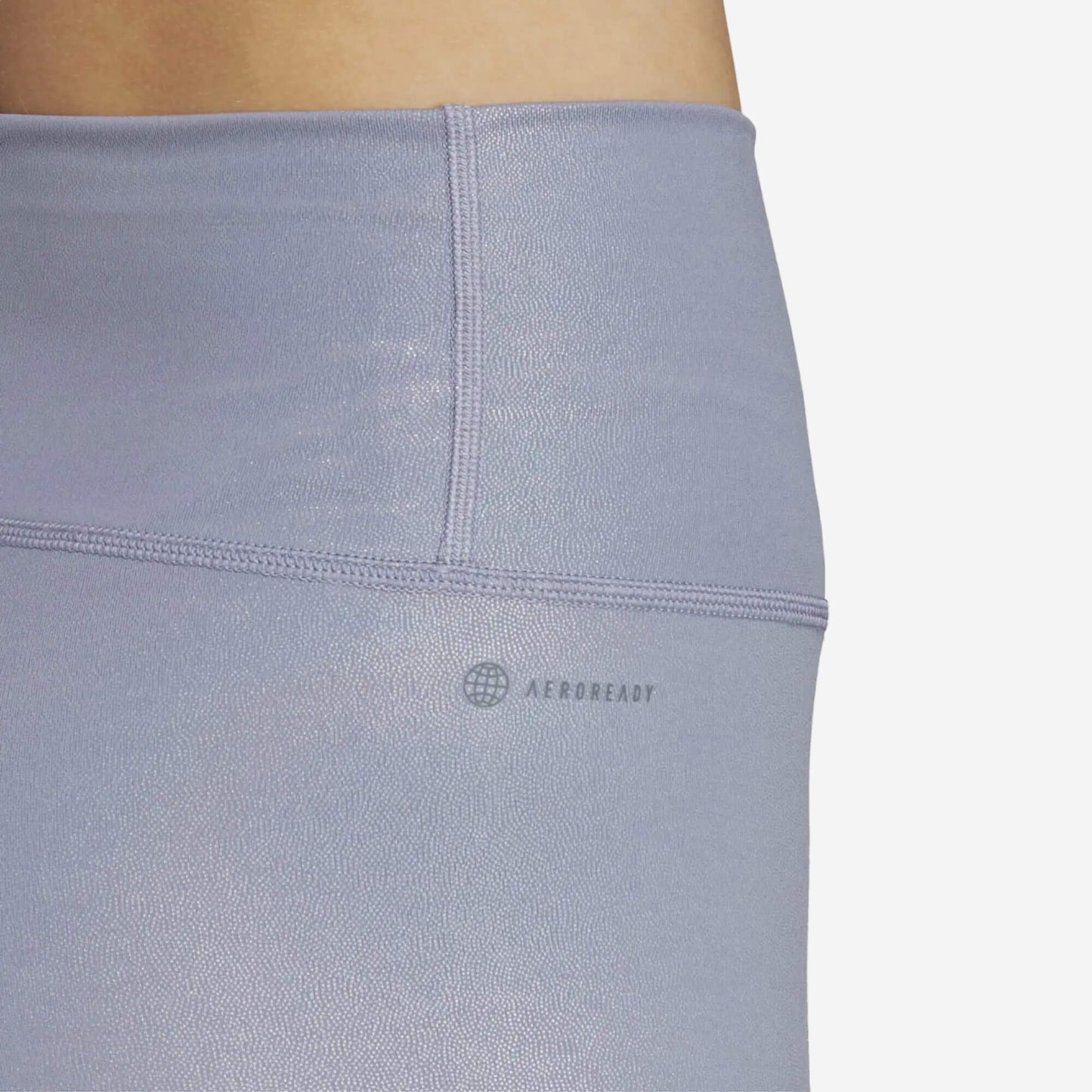 Adidas Optime Training Shine 7/8 Leggings - Purple