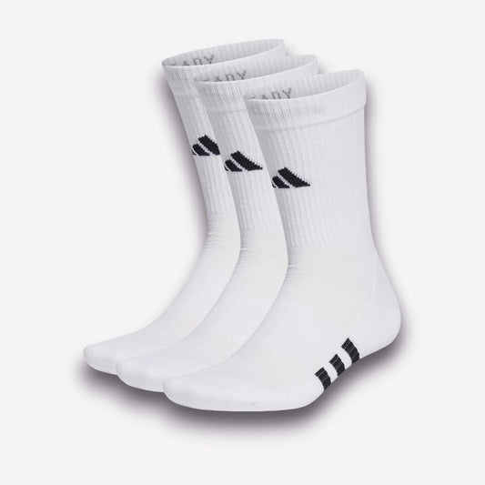 Adidas Performance Cushioned Crew Socks - White (3 Pairs)