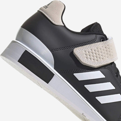 Adidas Power Perfect 3 Weightlifting Trainers - Black | White