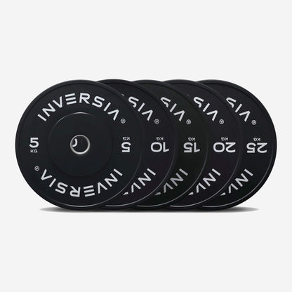 Inversia Fitness Black Bumper Plates