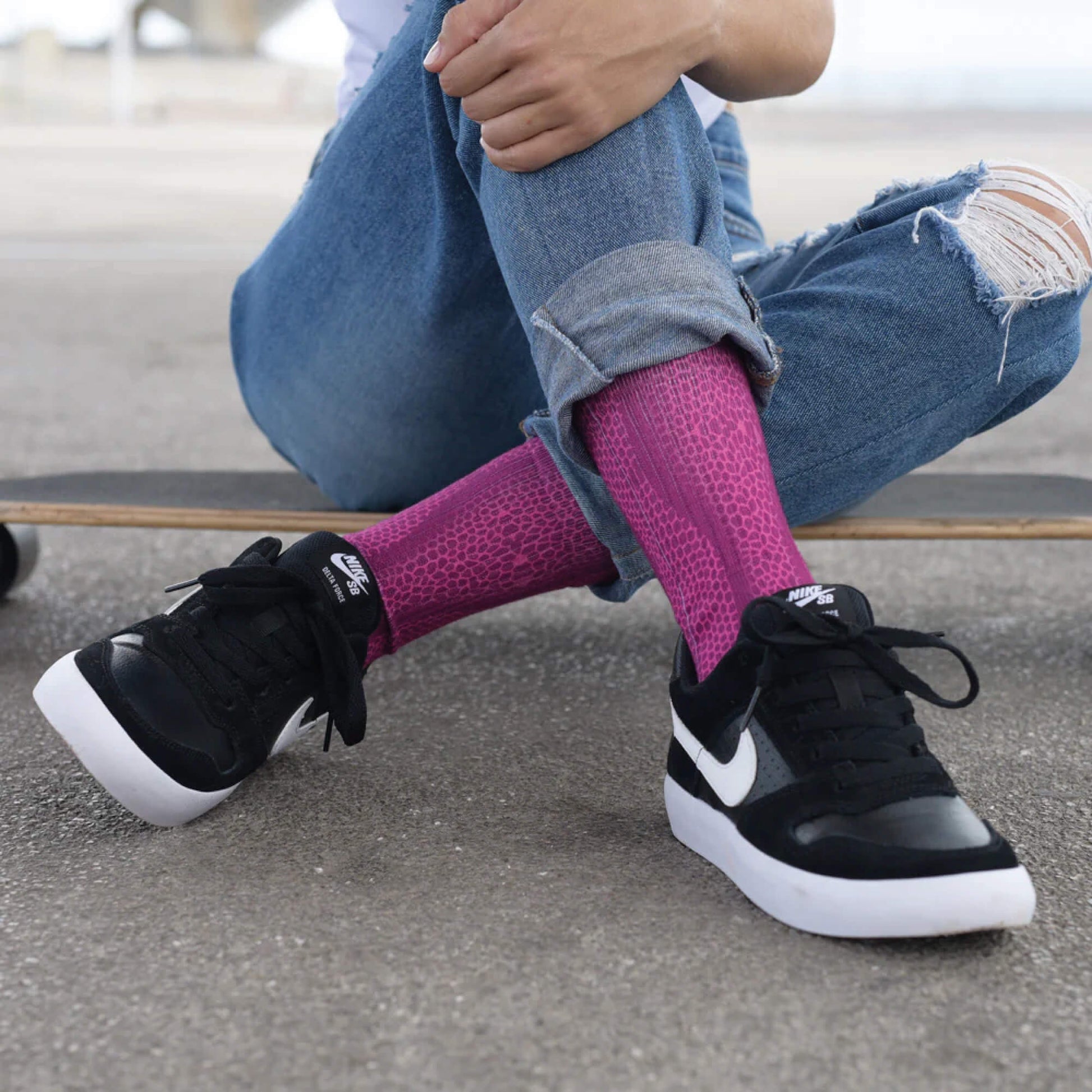 Lithe sublimotion rx pink mamba socks