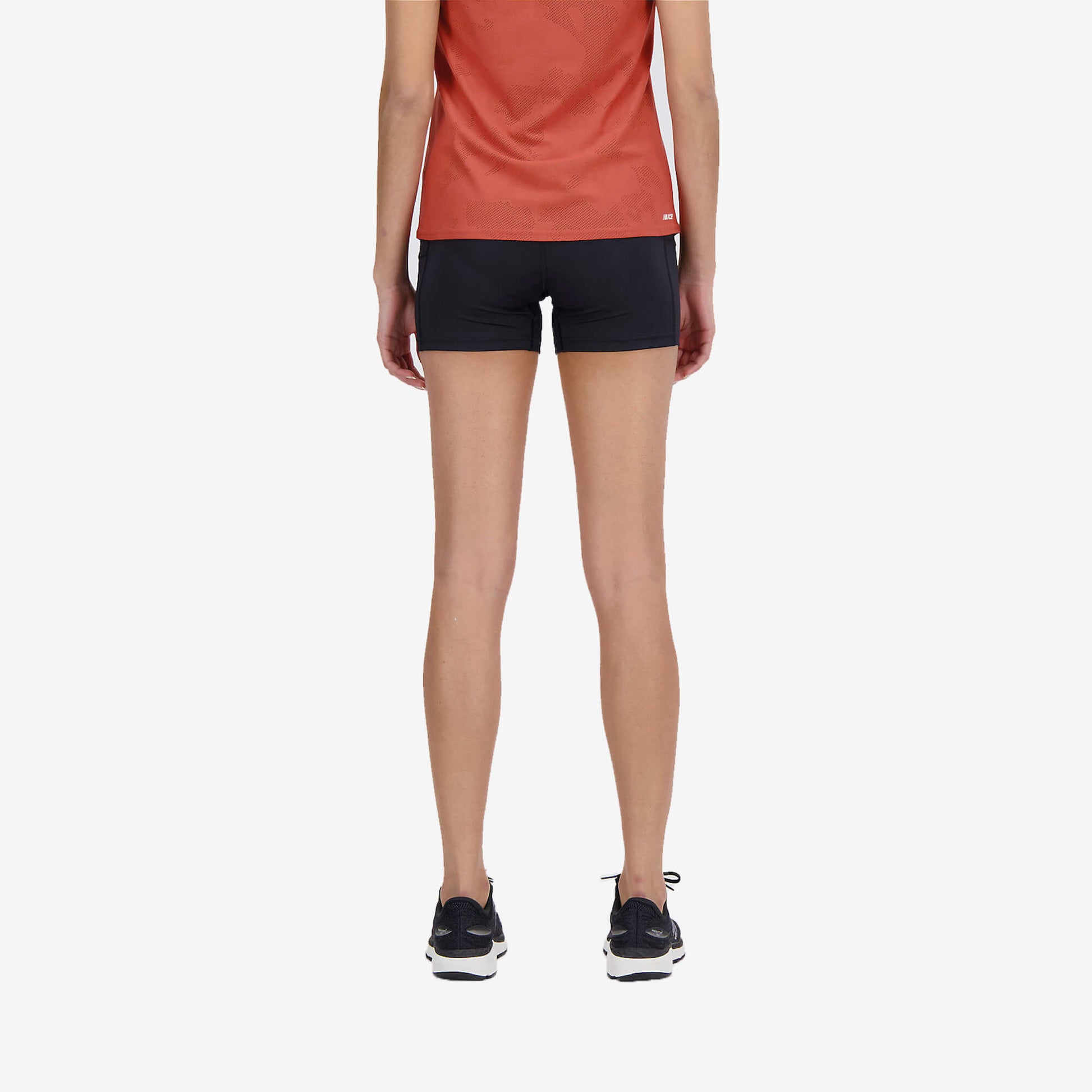 New Balance q speed shape shield fitted women's shorts - back view