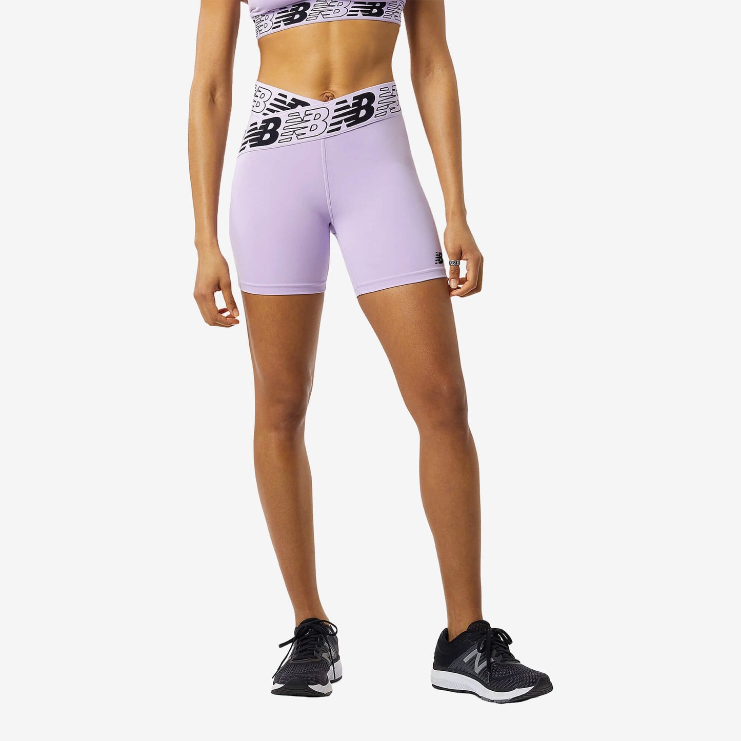 New Balance relentless women's fitted shorts lilac