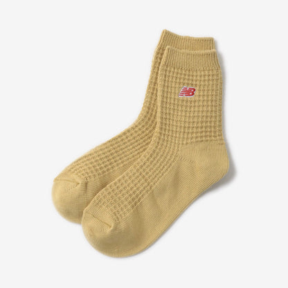 New Balance waffle knit ankle socks 2 pack offwhite