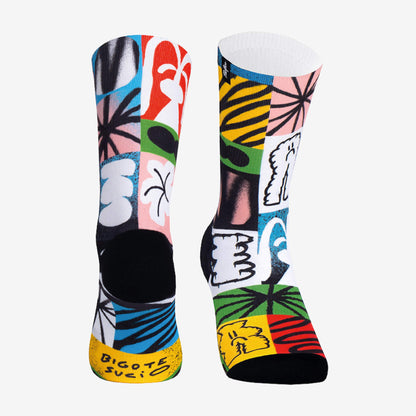 Pacific and co. Trashart Socks By Bigote Sucio