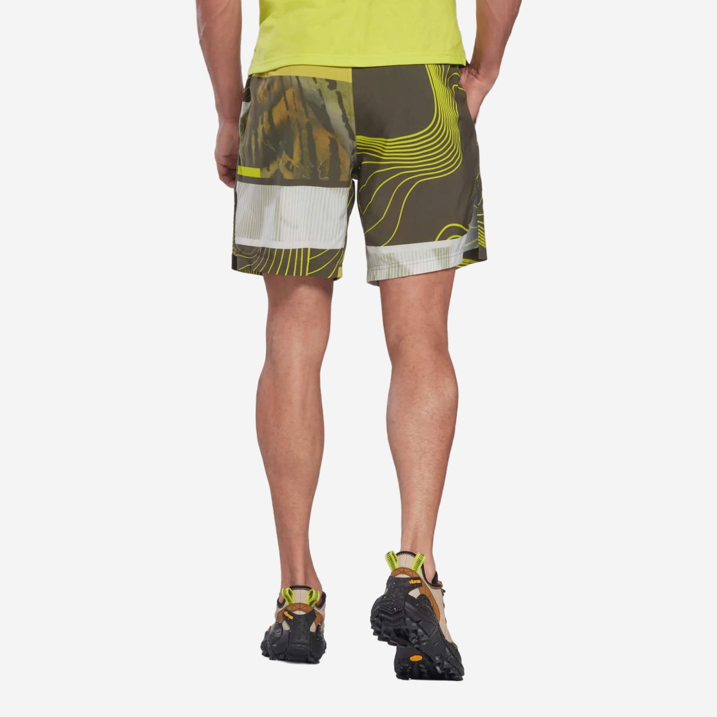 Reebok Austin Allover Print Shorts - Green