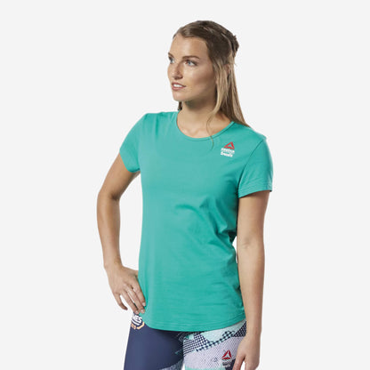 Reebok crossfit games activchill women's t-shirt green