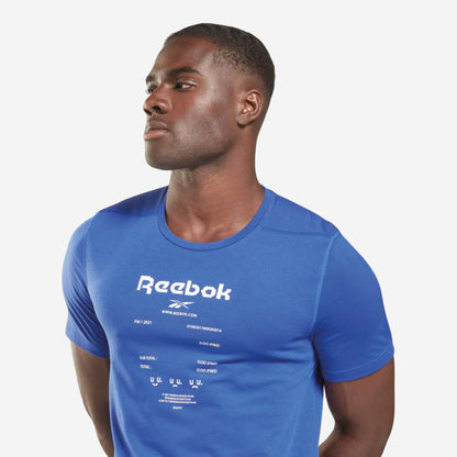 Reebok Speedwick Graphic Move T-Shirt - Blue