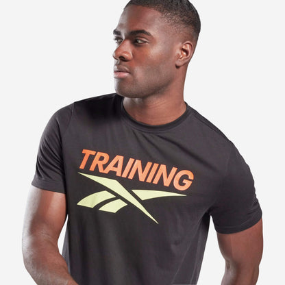 Reebok Training Vector Men's T-shirt - Black