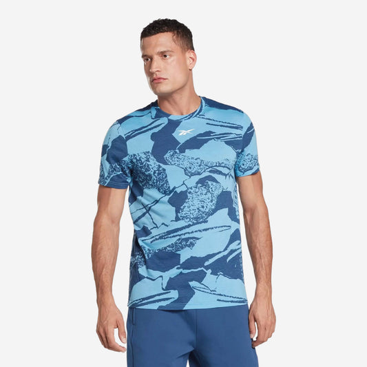 Reebok Workout Ready Allover Print T-Shirt