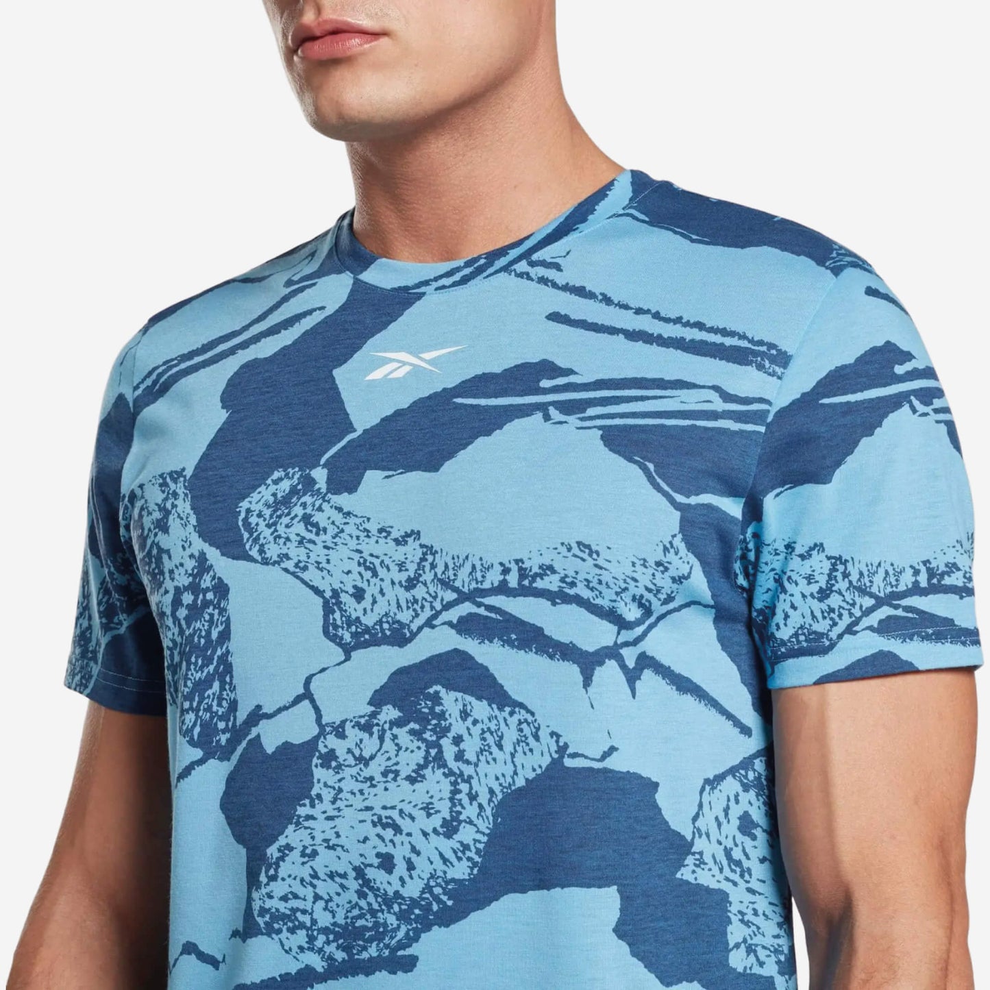 Reebok Workout Ready Allover Print T-Shirt