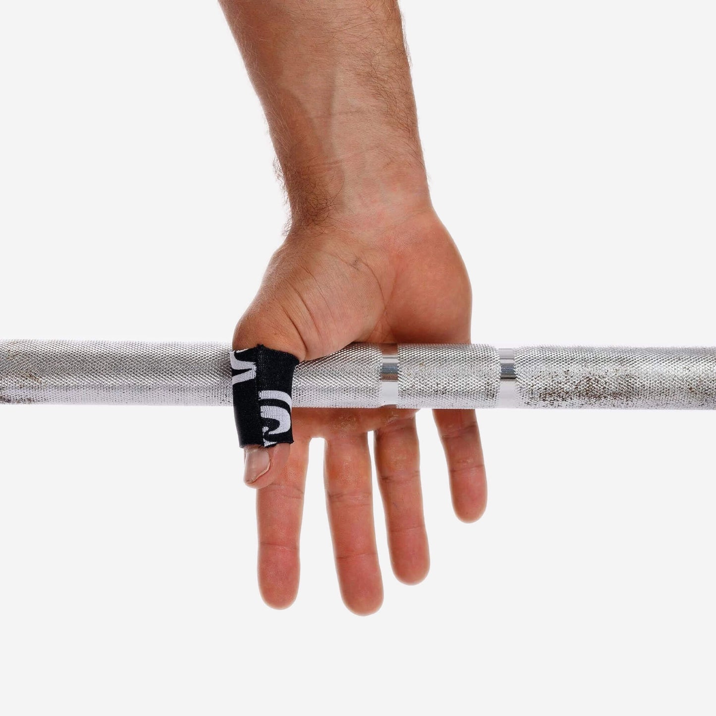 Rehband rx thumb sleeve pair - view holding a bar