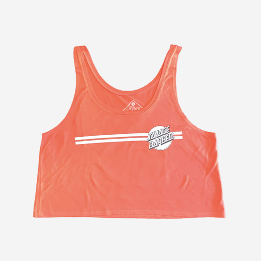 Savage Barbell training crop top creamsicle