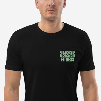 UNBRK Fitness Black Classic T-shirt - Green Logo