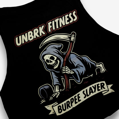 UNBRK Fitness Crop Top Shirt 'Burpee Slayer'