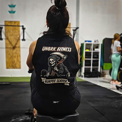 UNBRK Fitness Crop Top Shirt 'Burpee Slayer'