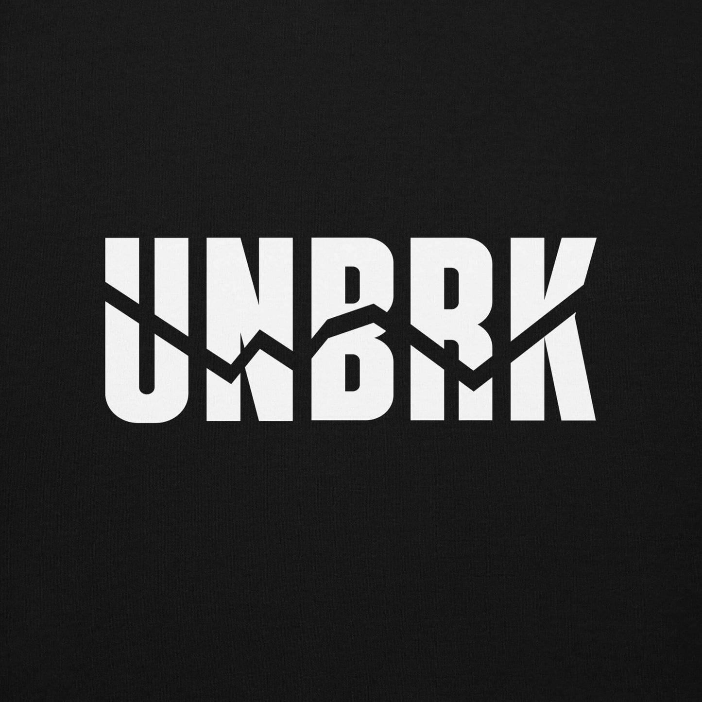 UNBRK Fitness Hoodie 'It's All About Commitment' - Black