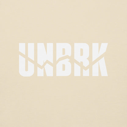 UNBRK Fitness Hoodie 'It's All About Commitment' - Bone