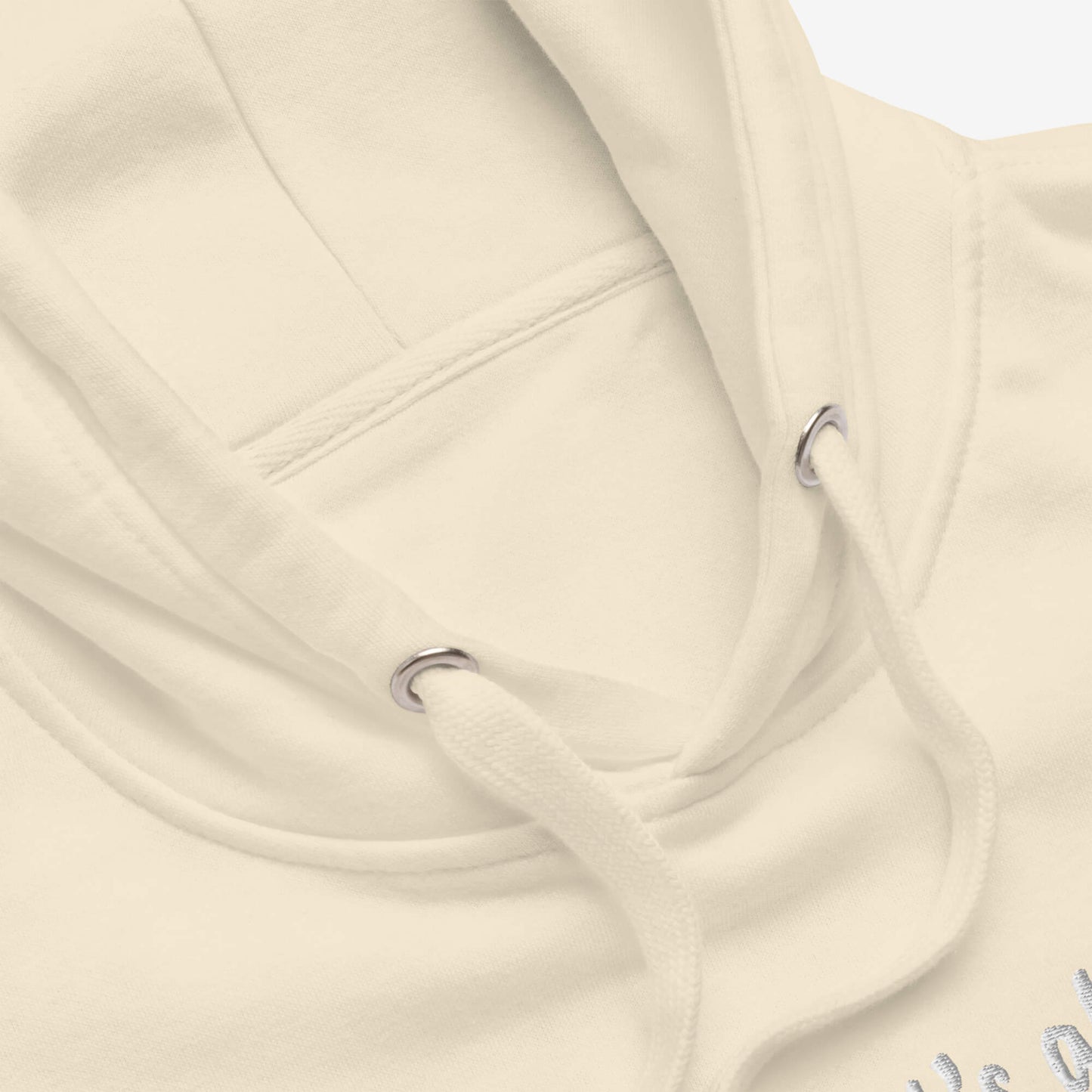 UNBRK Fitness Hoodie 'It's All About Commitment' - Bone