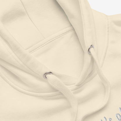 UNBRK Fitness Hoodie 'It's All About Commitment' - Bone