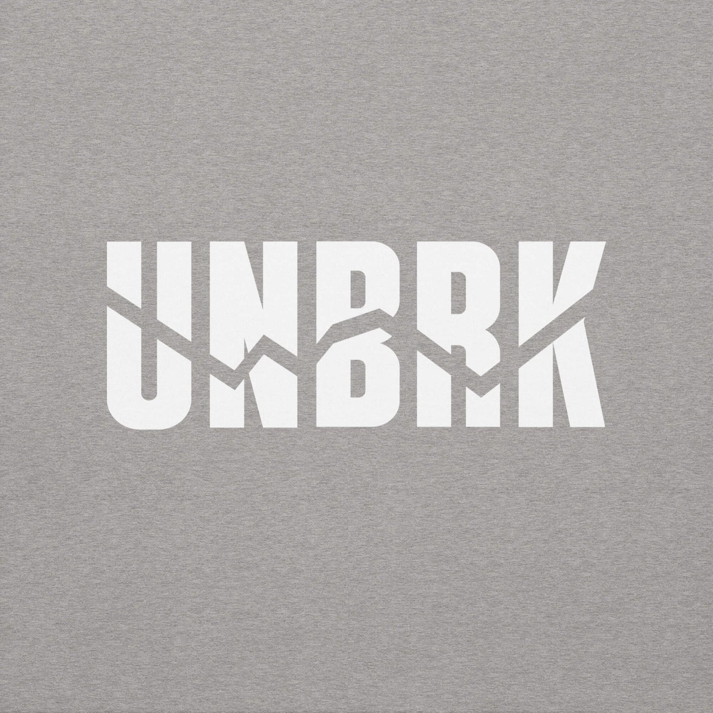UNBRK Fitness Hoodie 'It's All About Commitment' - Grey