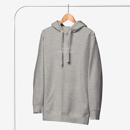 UNBRK Fitness Hoodie 'It's All About Commitment' - Grey