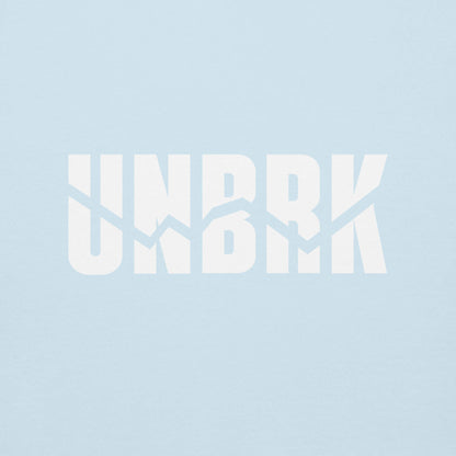 UNBRK Fitness Hoodie 'It's All About Commitment' - Light Blue