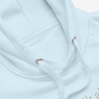 UNBRK Fitness Hoodie 'It's All About Commitment' - Light Blue