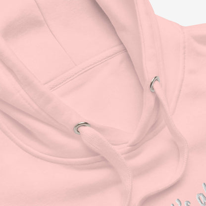 UNBRK Fitness Hoodie 'It's All About Commitment' - Light Pink