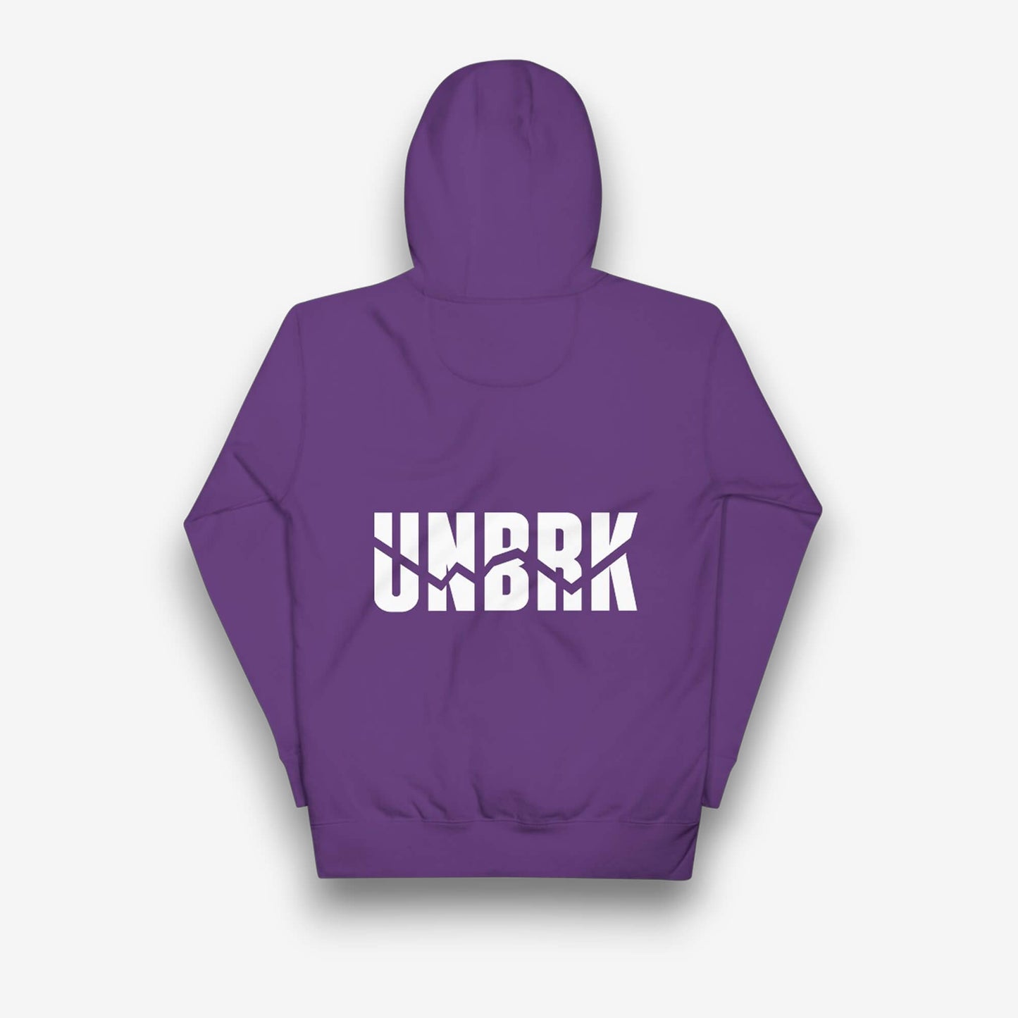 UNBRK Fitness Hoodie 'It's All About Commitment' - Purple