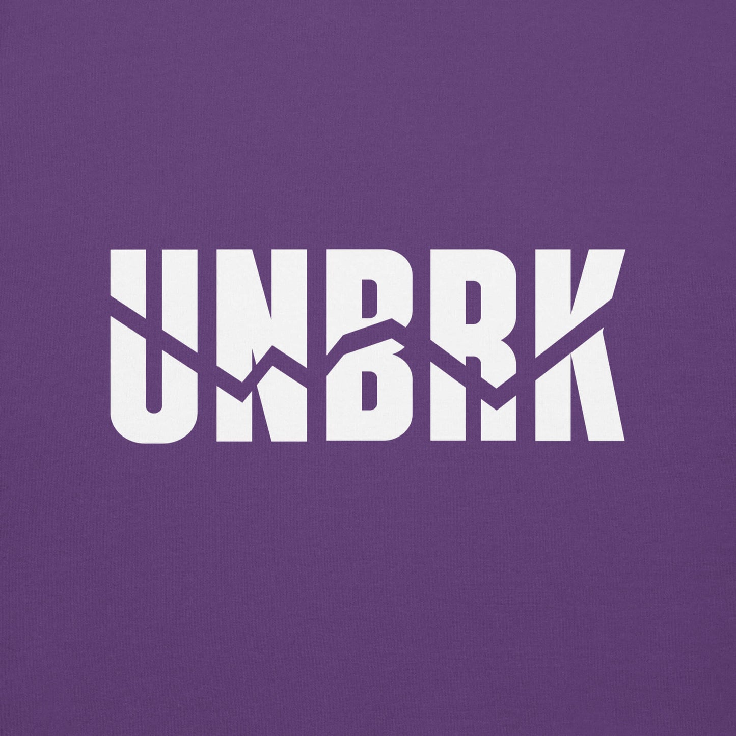 UNBRK Fitness Hoodie 'It's All About Commitment' - Purple