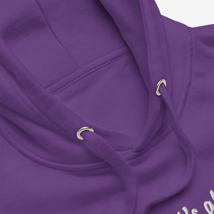 UNBRK Fitness Hoodie 'It's All About Commitment' - Purple