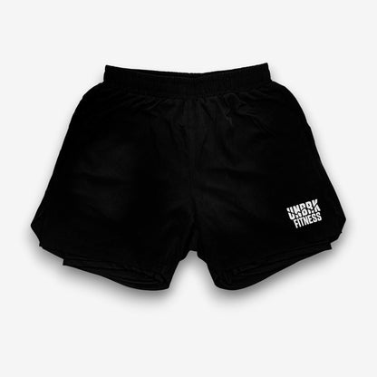UNBRK Fitness Men Shorts 2-1 - 'Black'