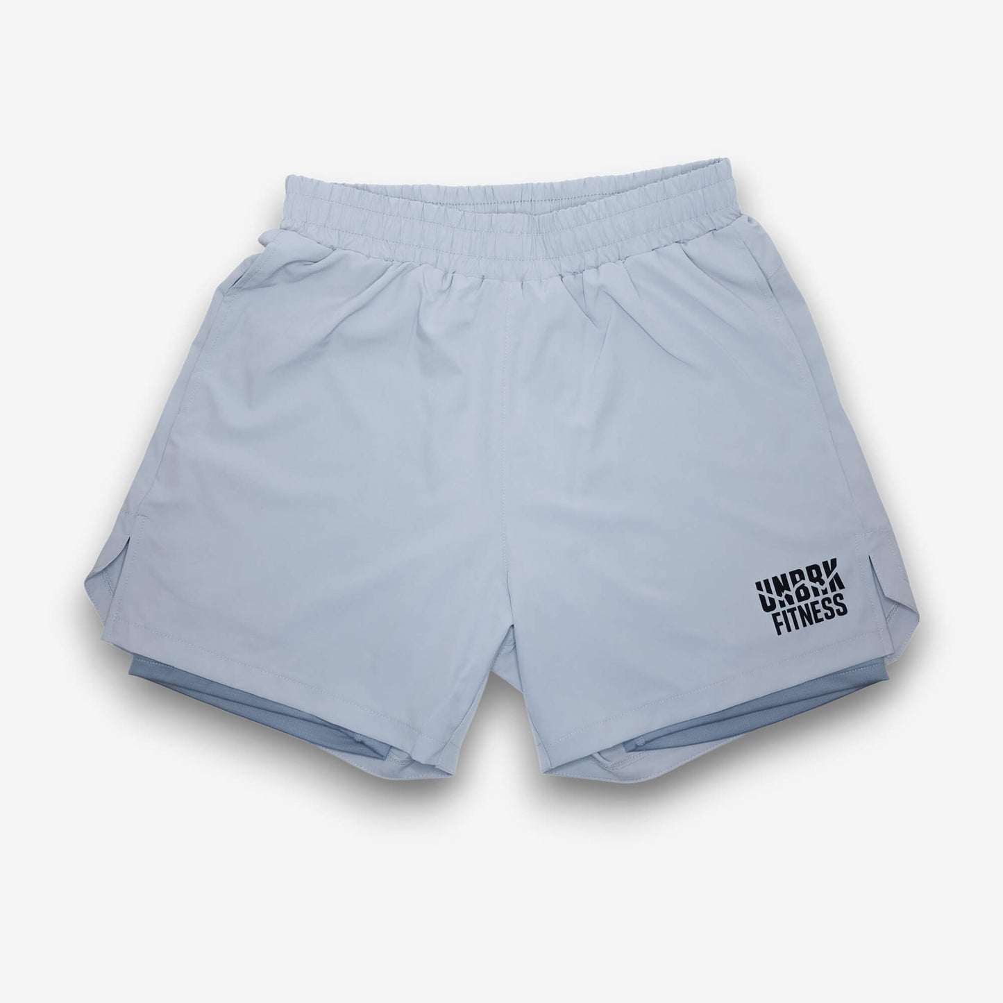 UNBRK Fitness Men Shorts 2-1 - 'Smoke Grey'