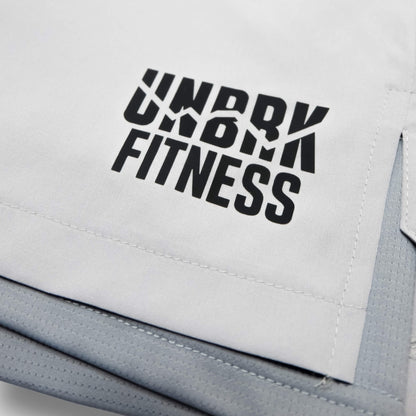 UNBRK Fitness Men Shorts 2-1 - 'Smoke Grey'