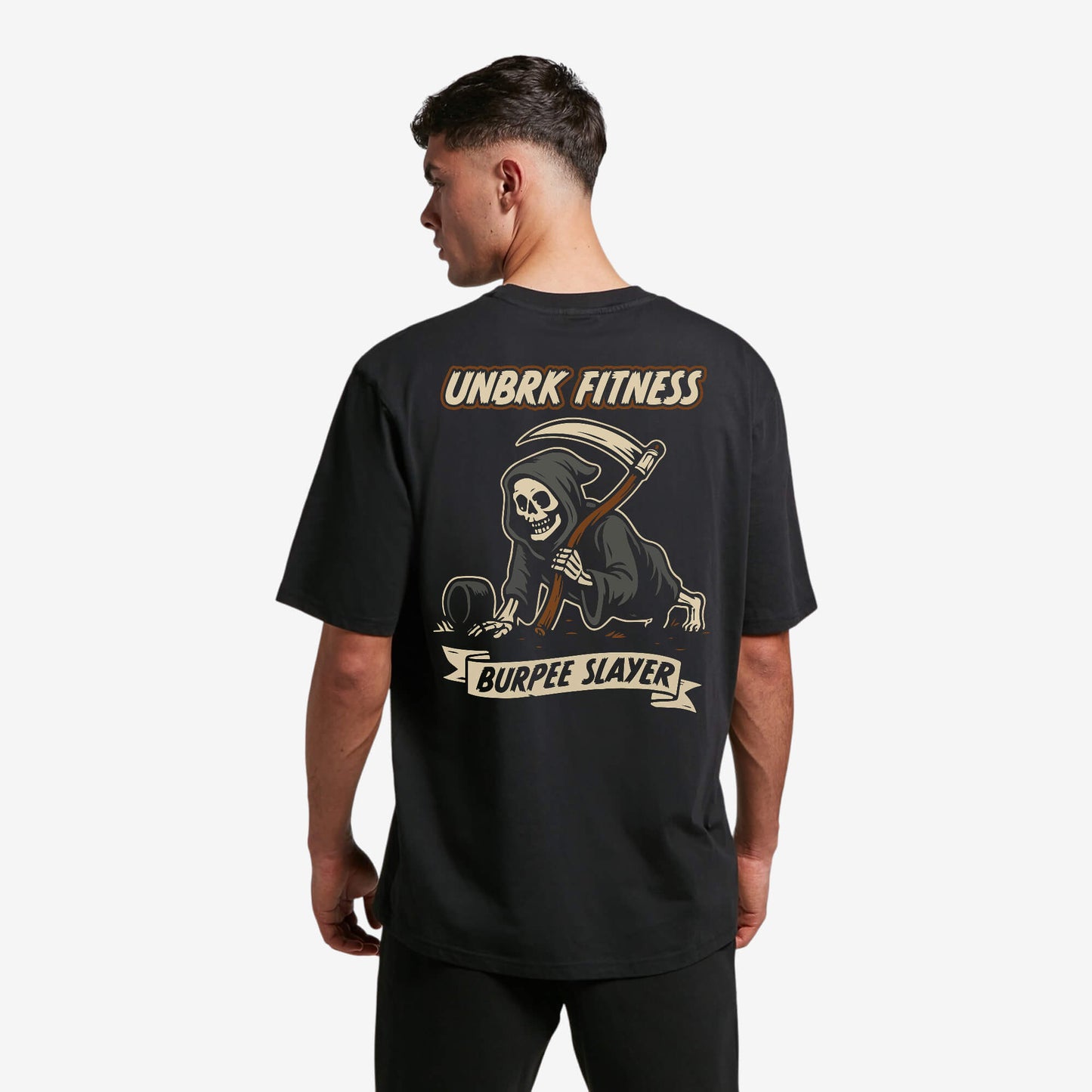 UNBRK Fitness Oversized Shirt 'Burpee Slayer'