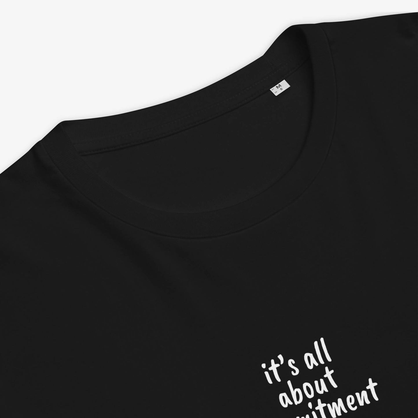 UNBRK Fitness T-shirt 'It's All About Commitment' - Black