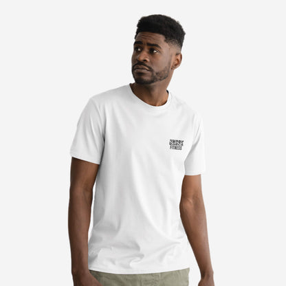 UNBRK Fitness White T-Shirt - The Panda Way