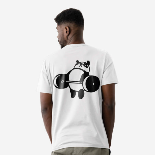 UNBRK Fitness White T-Shirt - The Panda Way