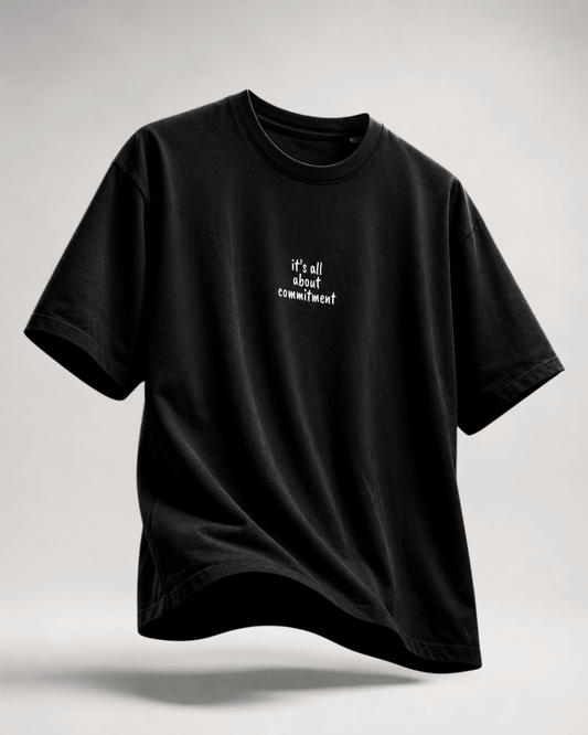 UNBRK Fitness T-shirt 'It's All About Commitment' 2 Pack - Black & White