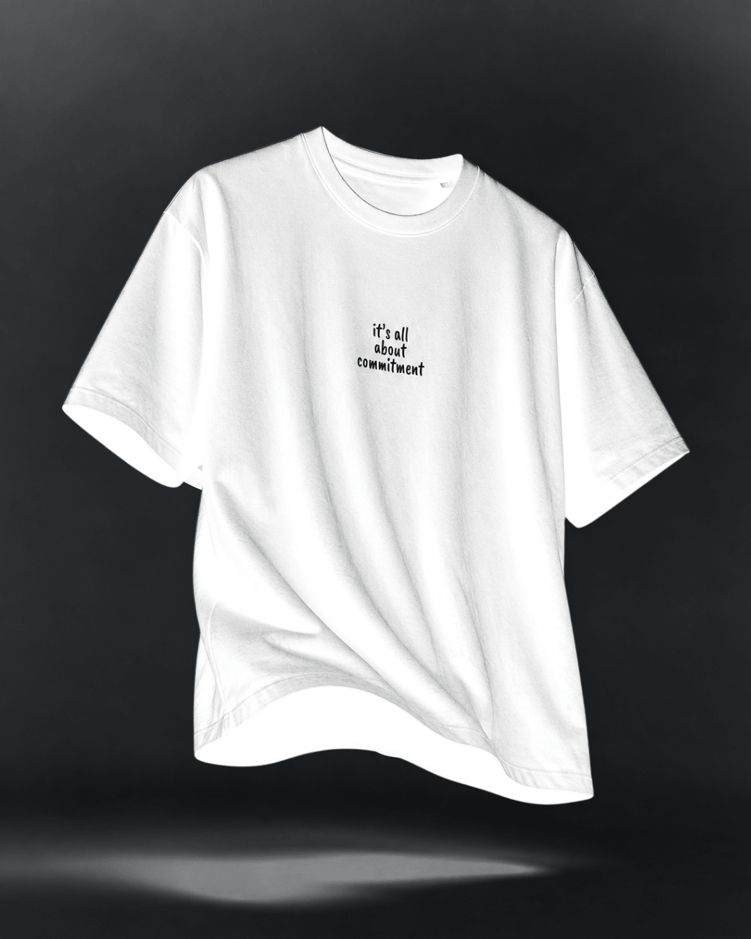 UNBRK Fitness T-shirt 'It's All About Commitment' 2 Pack - Black & White