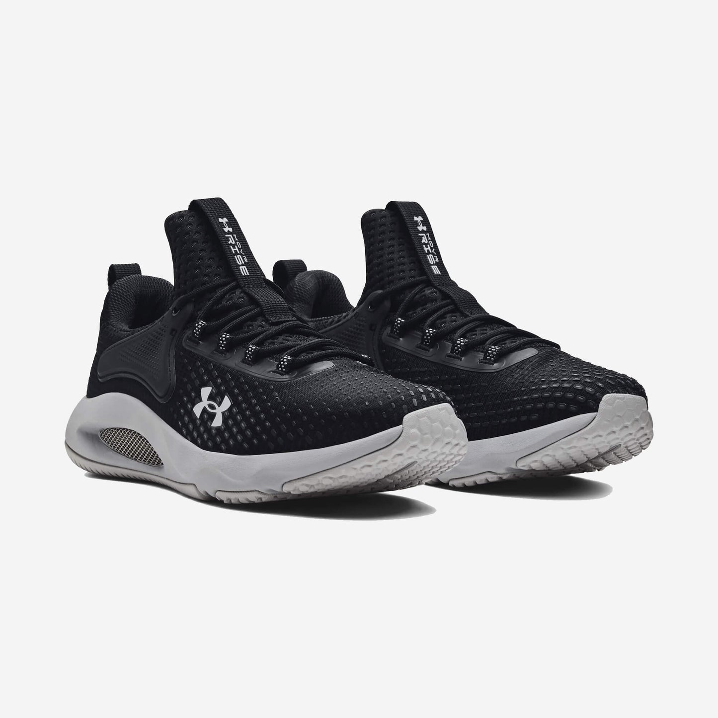 Under Armour hovr rise 4 trainers black - side view