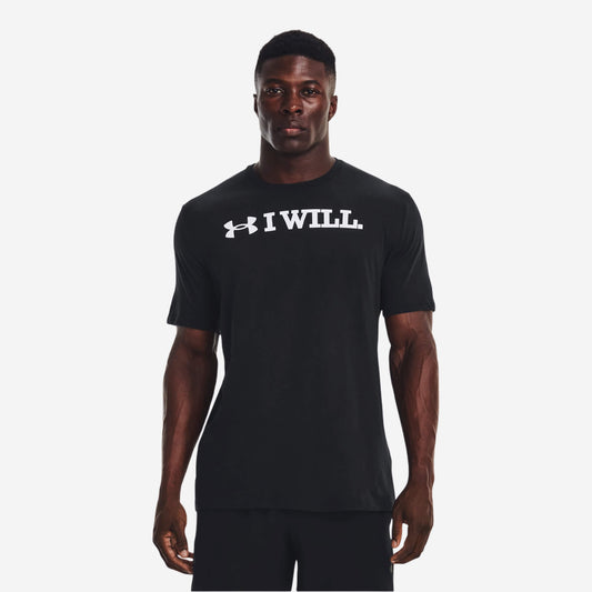 Under Armour I Will Short Sleeve T-Shirt - Black