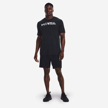 Under Armour I Will Short Sleeve T-Shirt - Black