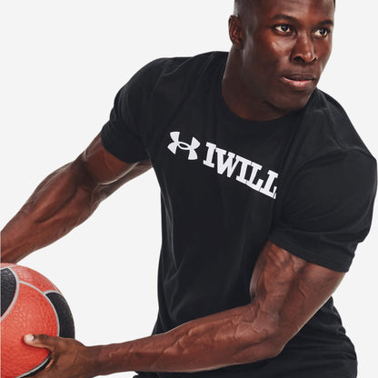 Under Armour I Will Short Sleeve T-Shirt - Black