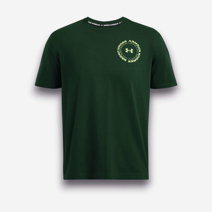 Under Armour Radial Wordmark Short Sleeve - Forest Green